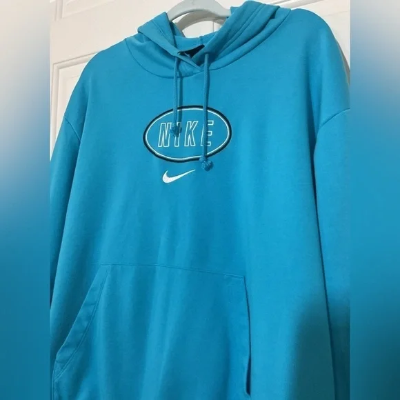 Nike Hoodie sweatshirt Aqua size 2XL - Picture 8 of 10
